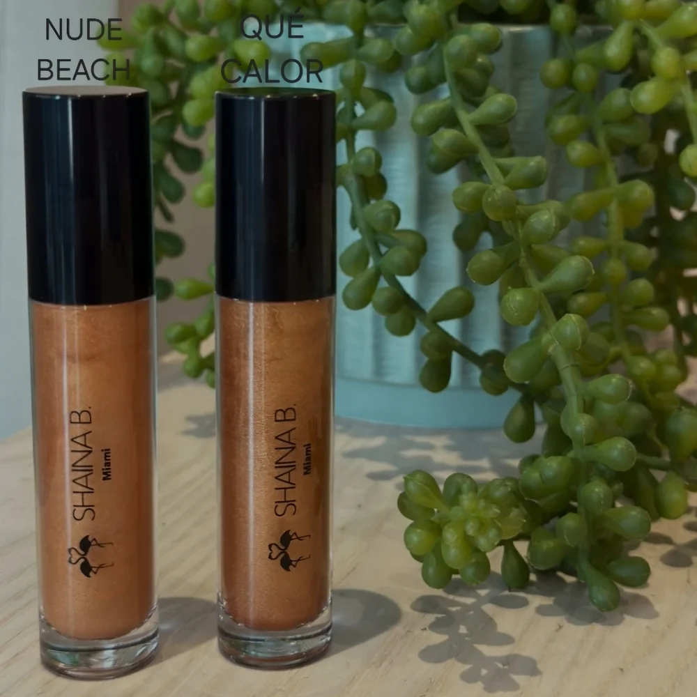NUDE BEACH ✨️ Shaina B Miami Flaminglow Liquid Highlighter NWT
